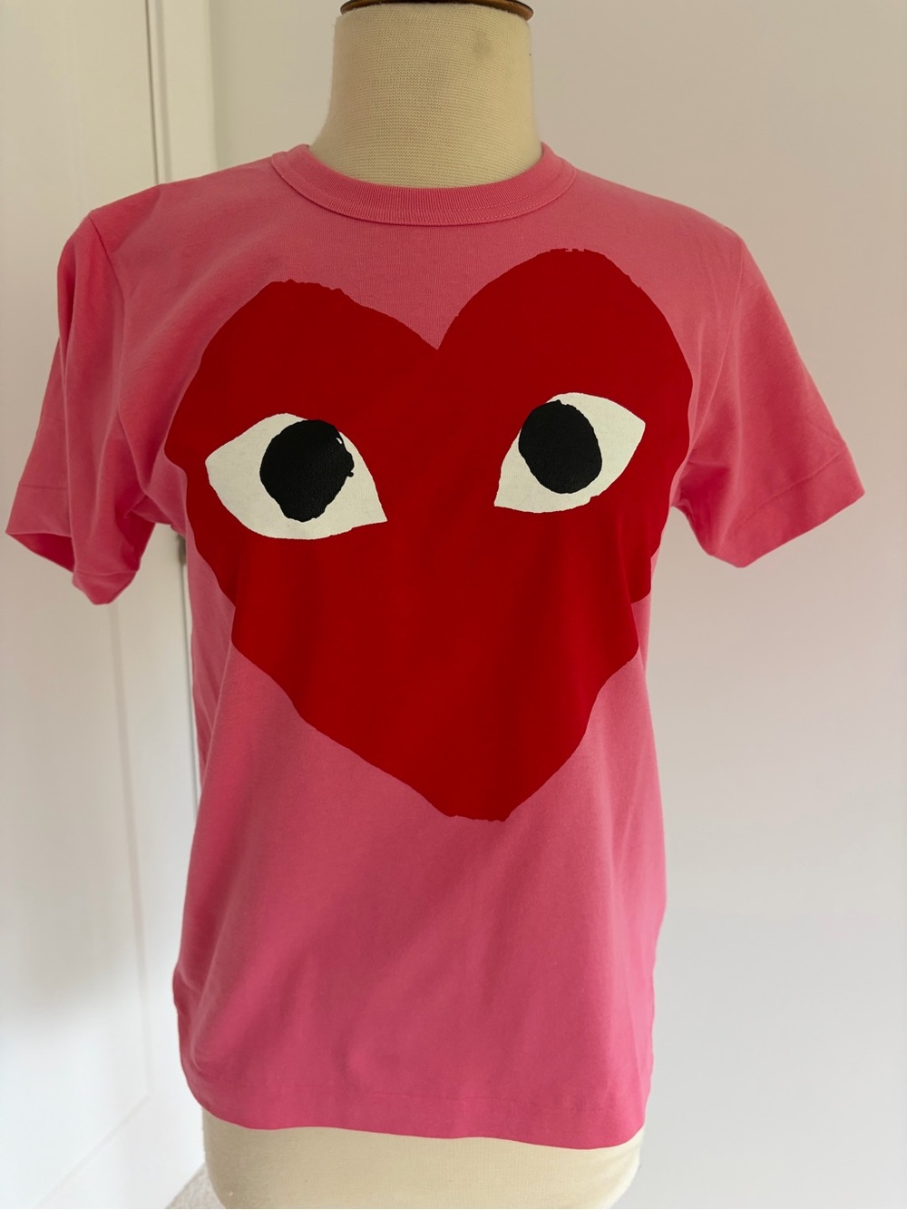 Comme Des Garçon Play Big Heart Logo T-Shirt- Large
